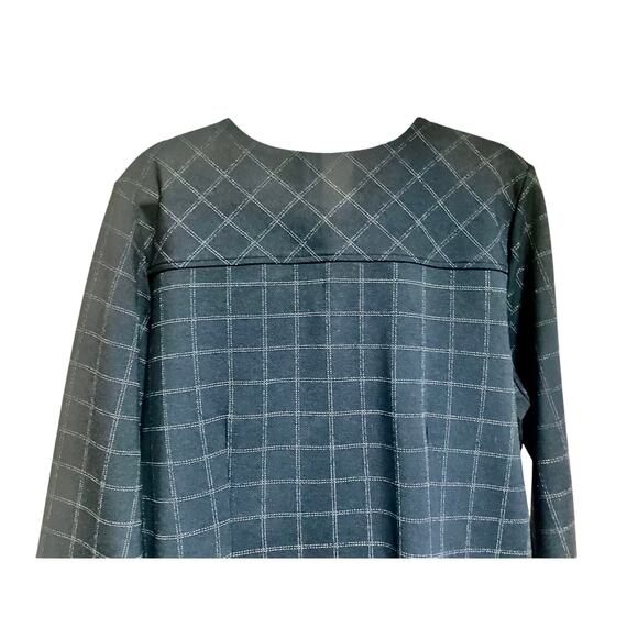 Isaac Mizrahi Blazer Jacket Women's Size XL Black Button Up With Pockets - Picture 6 of 8